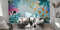 Summer Watercolors Wallpaper Mural - Giffywalls tropical-07