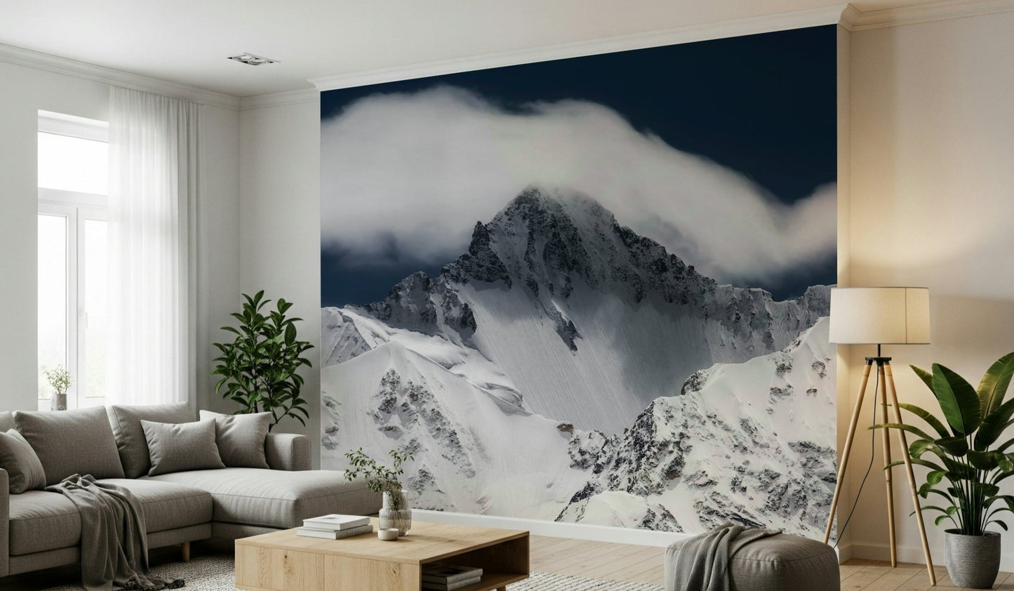 A classic mountain peak wallpaper for walls.