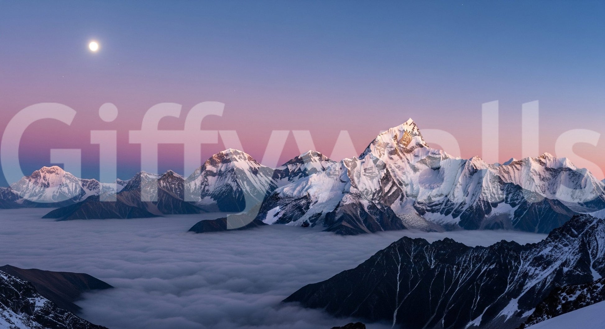 Summit Serenity Wall Mural rugged terrain design for a library wallpaper mural