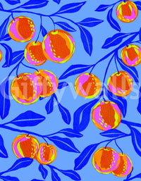 Mural wallpaper for sunny spaces, GD1011