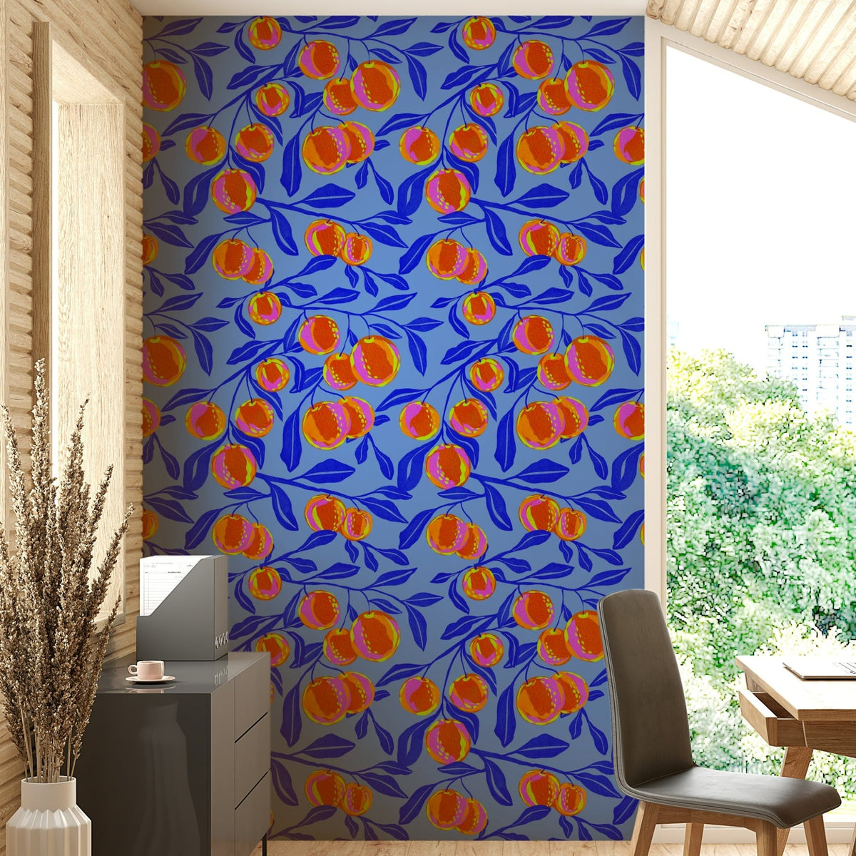 Kitchen mural wallpaper with fruits, GD1011