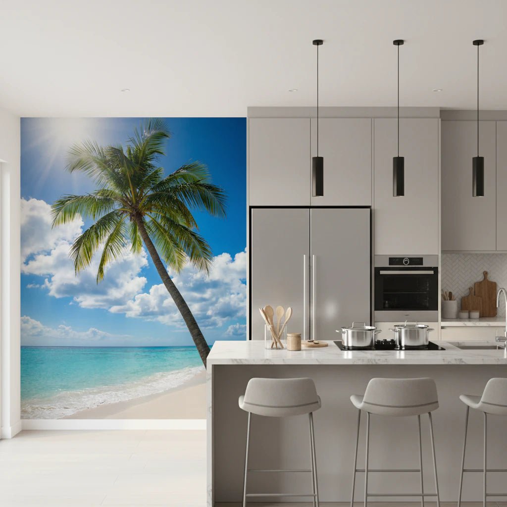 Sun-Kissed Palms Wall Mural