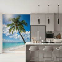 Sun-Kissed Palms Wall Mural