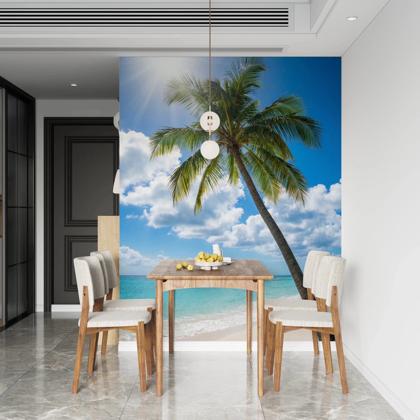 Sun-Kissed Palms Wall Mural