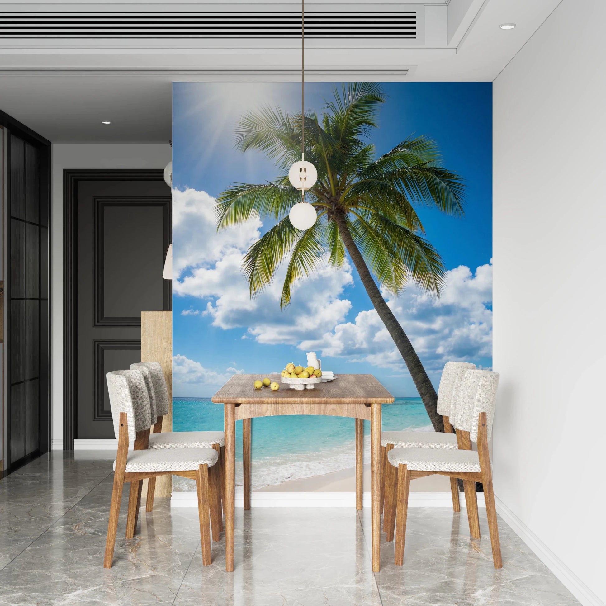 Sun-Kissed Palms Wall Mural