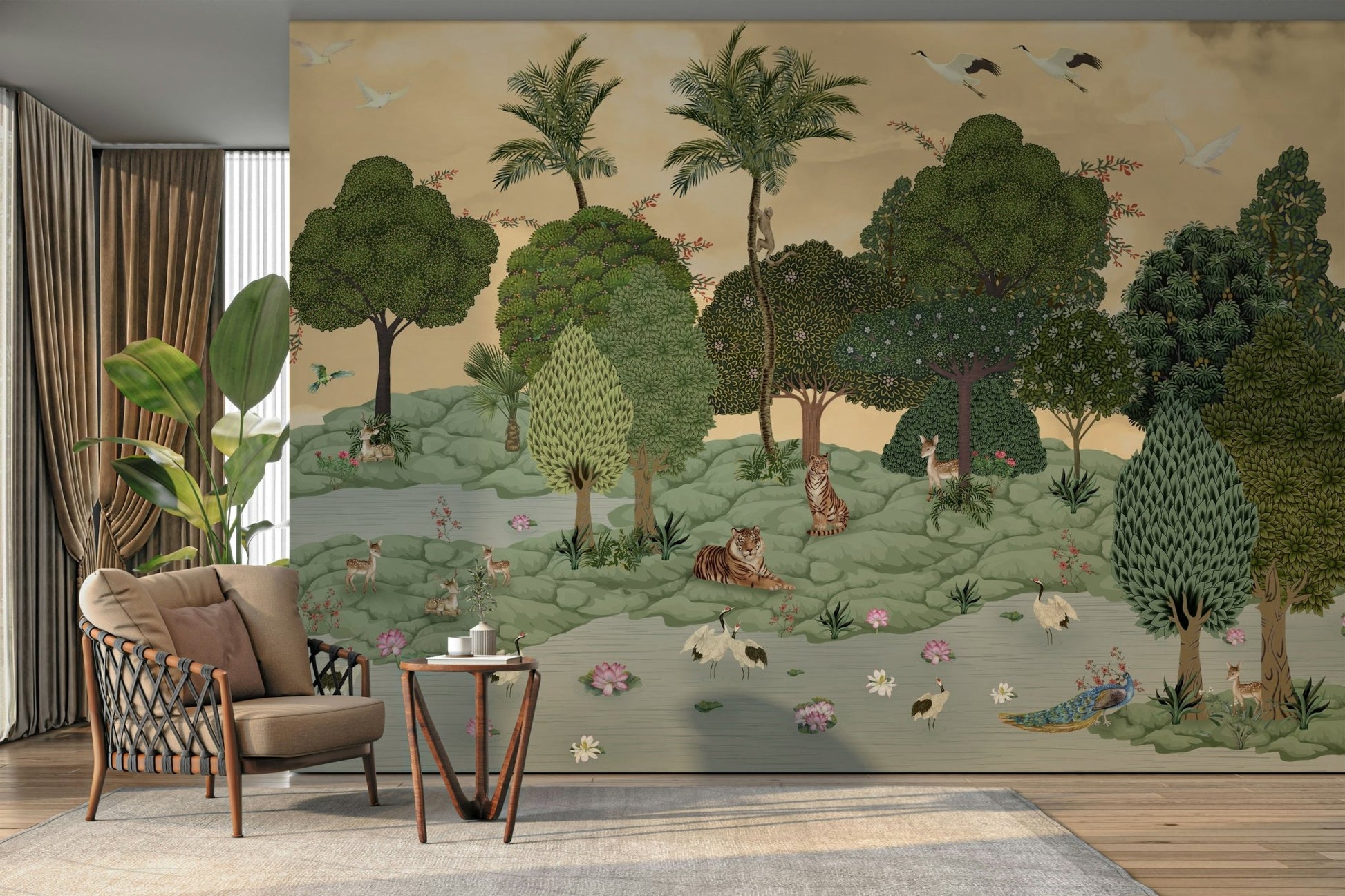 The image feels peaceful and restful.

