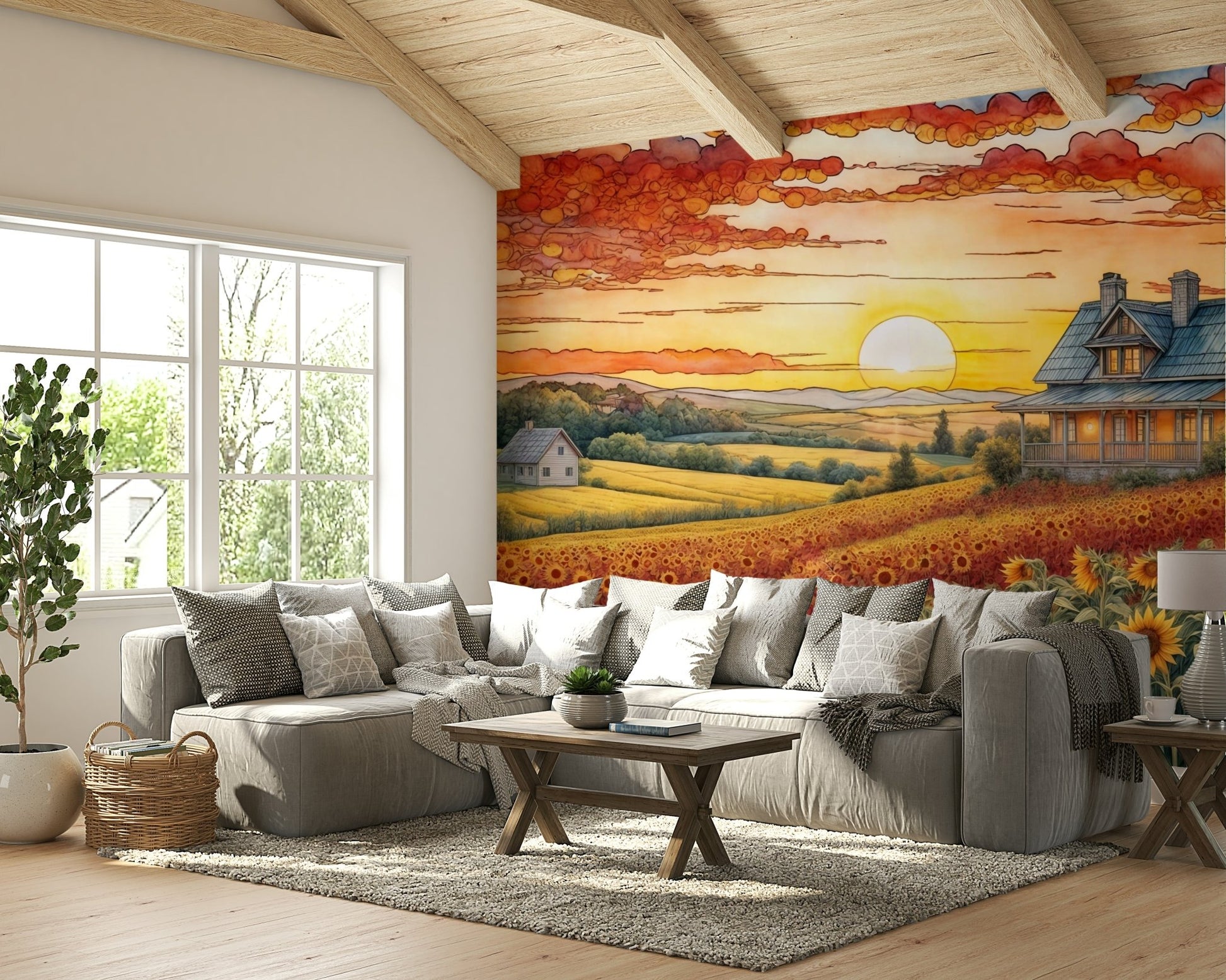 The design has a beautiful, natural aesthetic.

