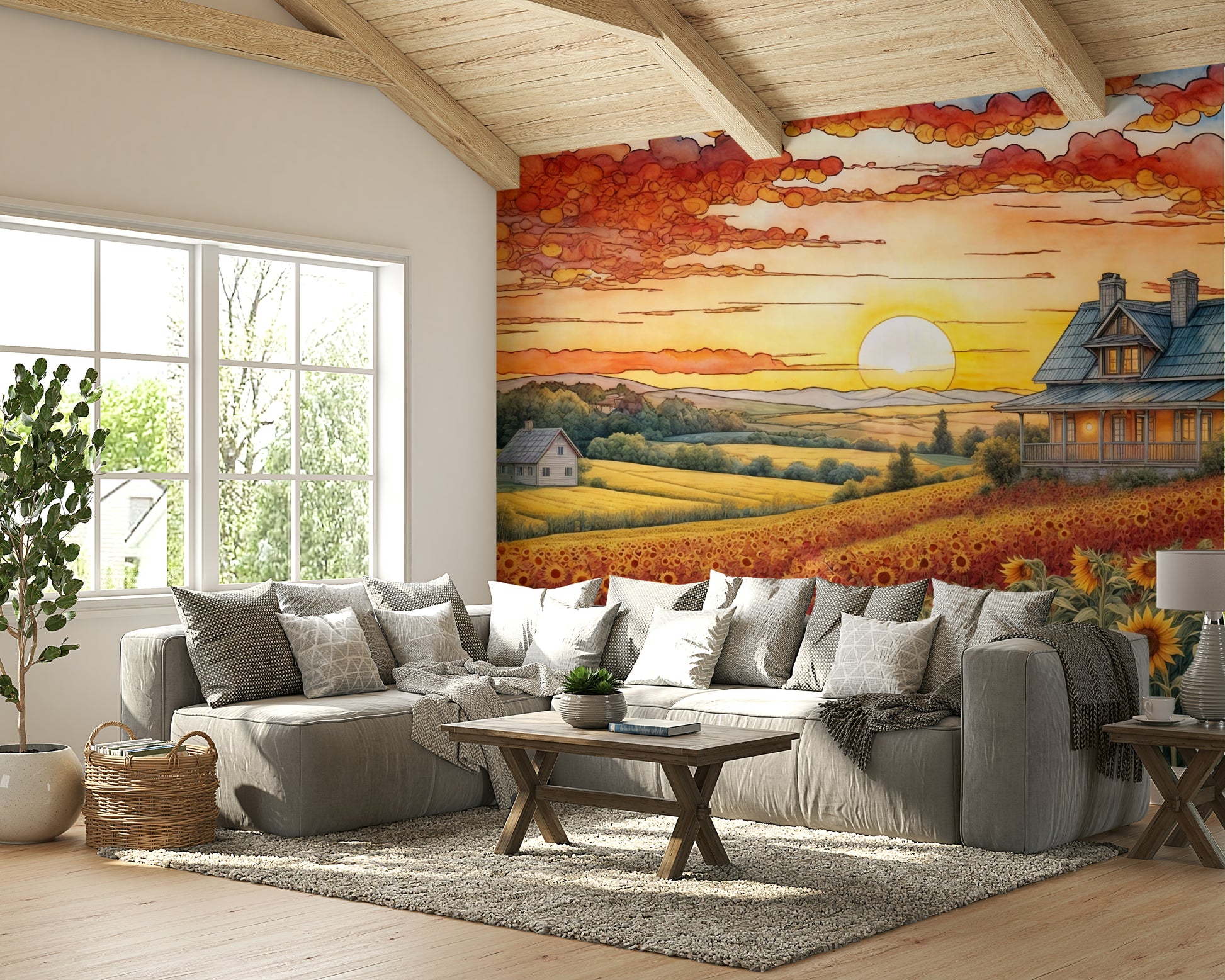 The design has a beautiful, natural aesthetic.

