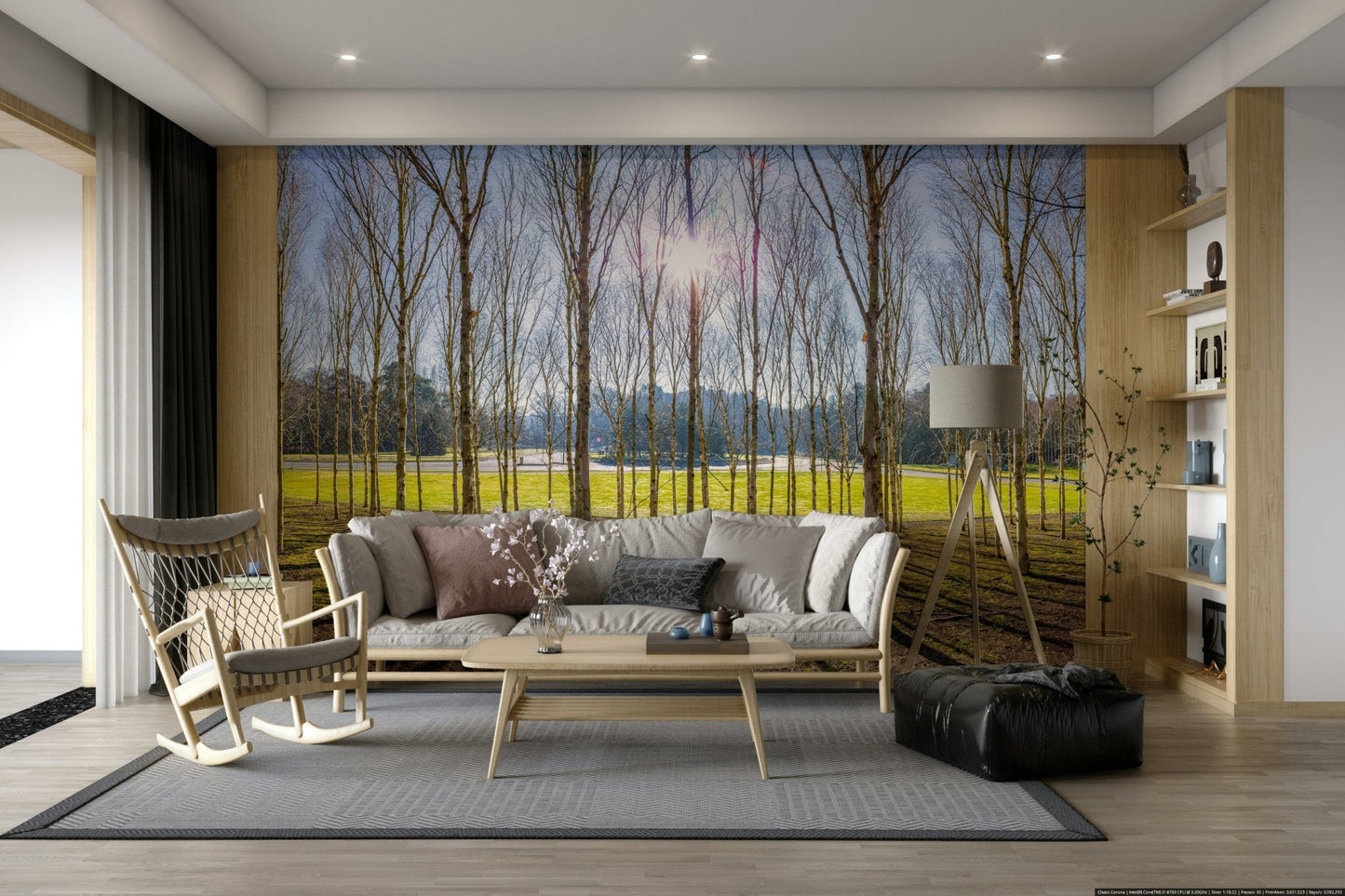 The feeling is one of quiet, natural beauty.

