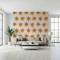 Hand-drawn sun Sunny Brushstrokes Wallpaper motif., GD6517