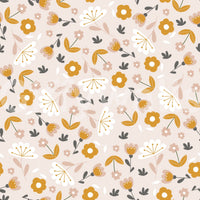 Light and airy Sunny Day Blooms Wallpaper pattern image.