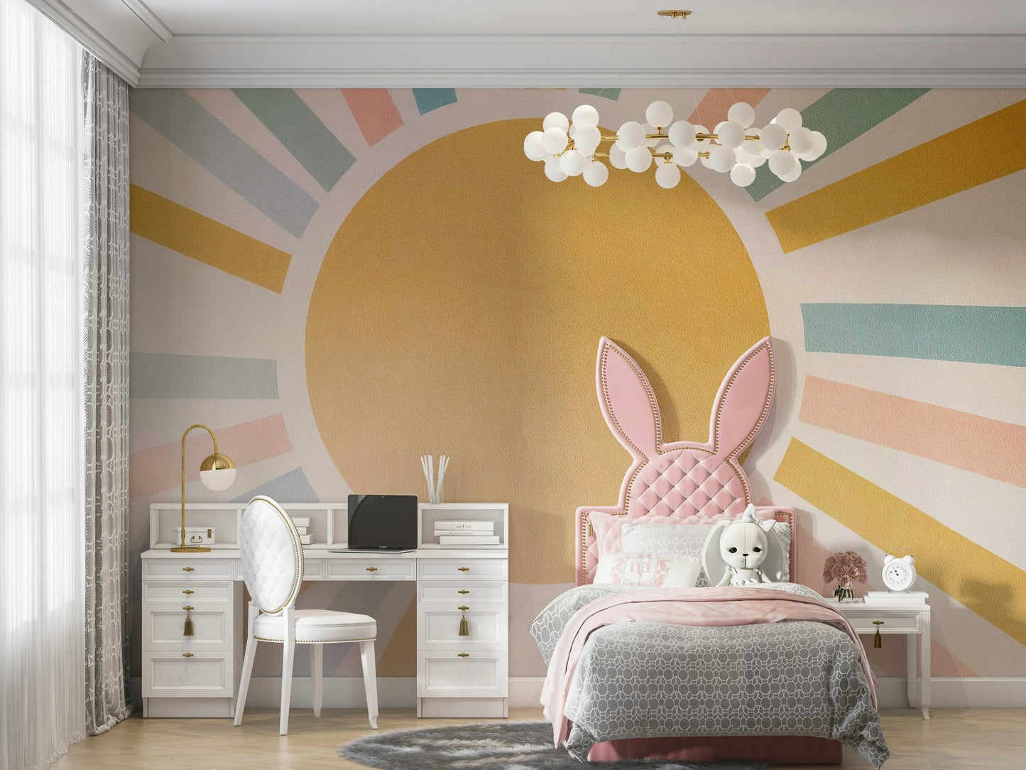 The overall scene is open and full of light.

