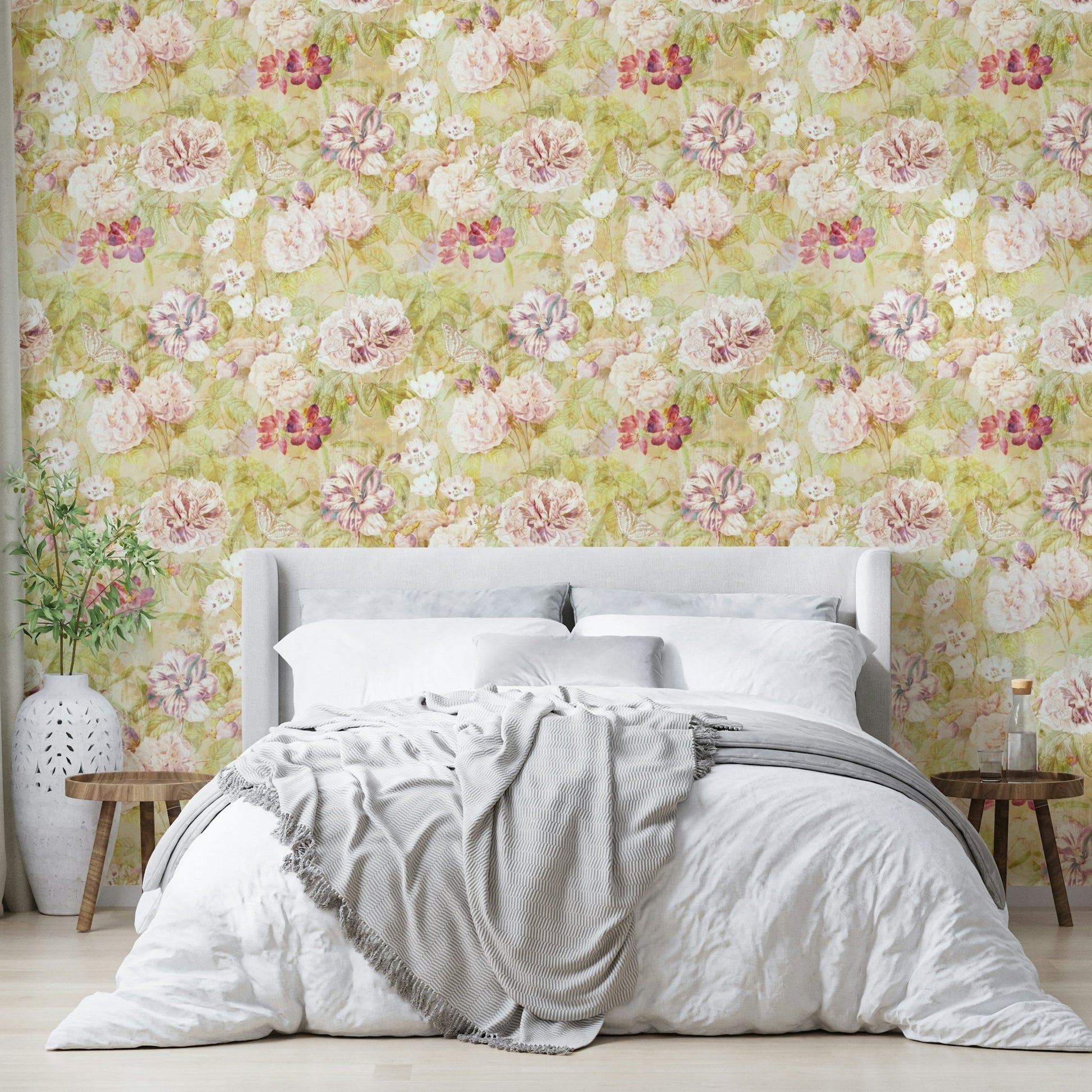 Nature-inspired spring wall decor.
