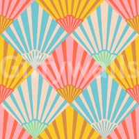 The design is non-realistic and interpretive.

