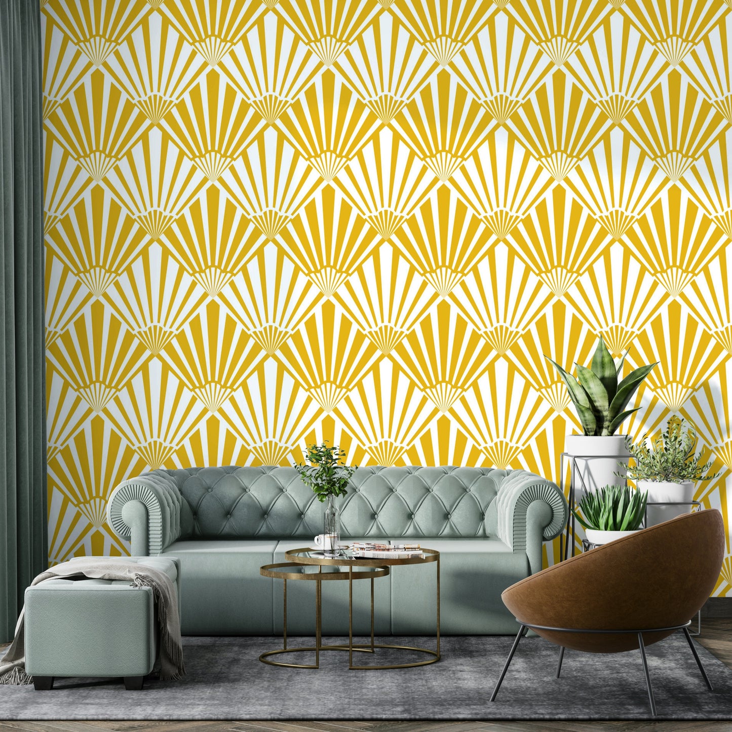 The mural extends across the entire wall, creating a dynamic backdrop. GD3644

