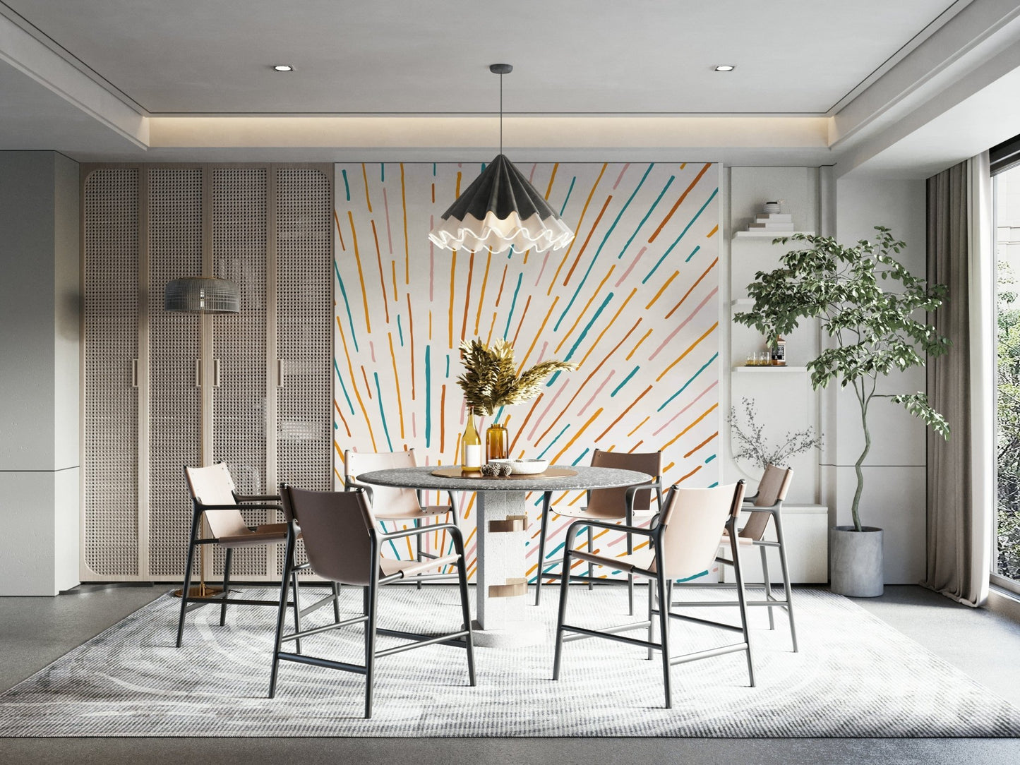 Sunrise Burst Wall Mural -2674537