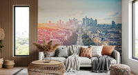 Sunrise Over Paris Wall Mural for contemporary home décor in bedrooms