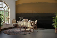An artistic nature landscape mural for home decor.

