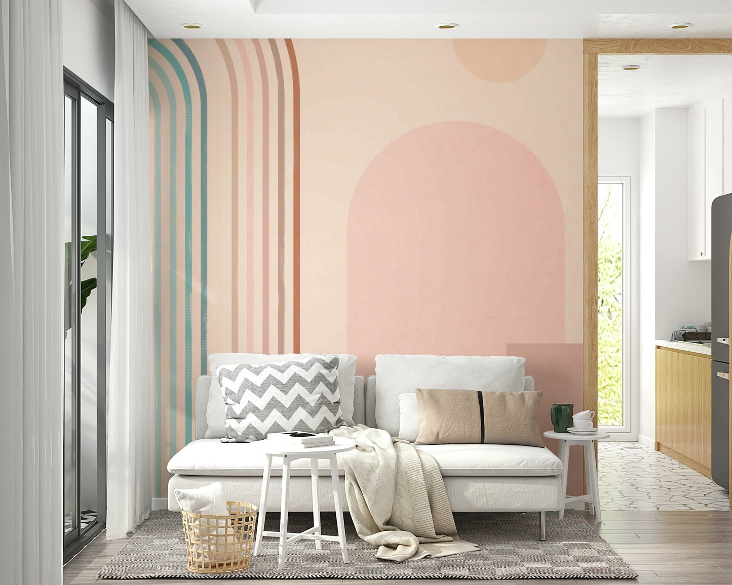 Sunrise Steps Wall Mural
