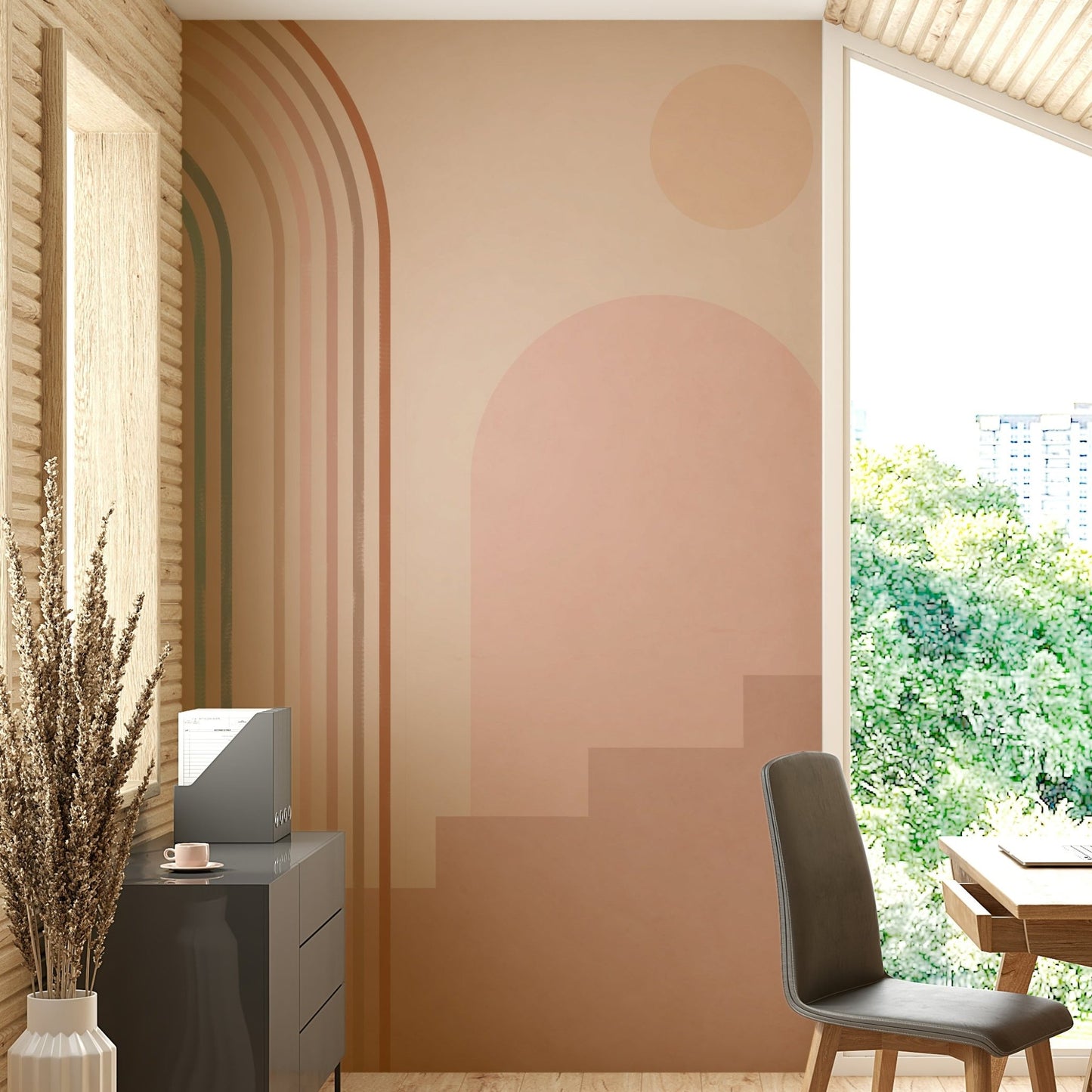 Sunrise Steps Wall Mural