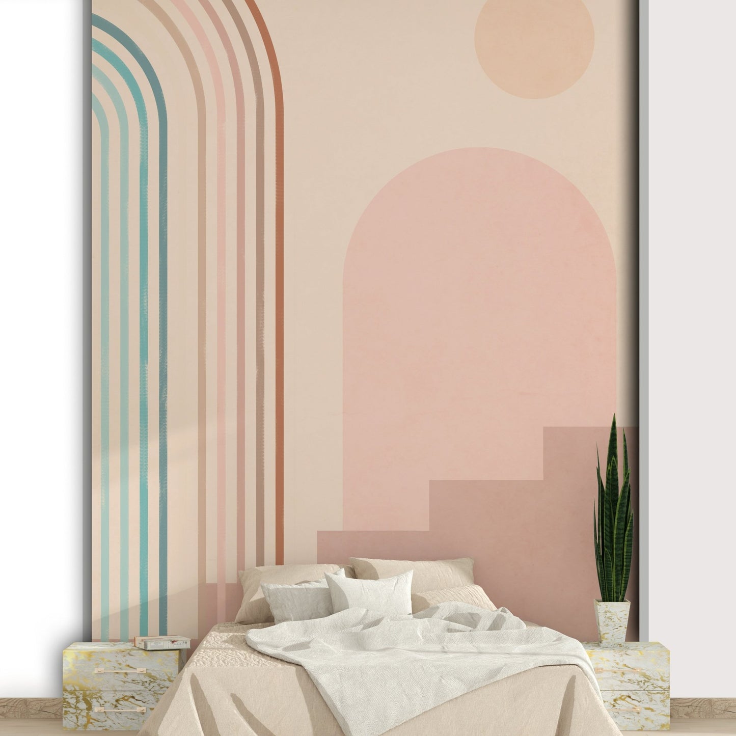 Sunrise Steps Wall Mural