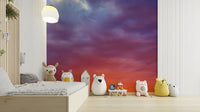 A serene twilight horizon wall mural for your decor.

