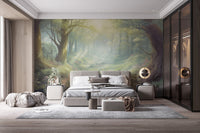 Sunset Forest Wallpaper Murals - Giffywalls DTIL47