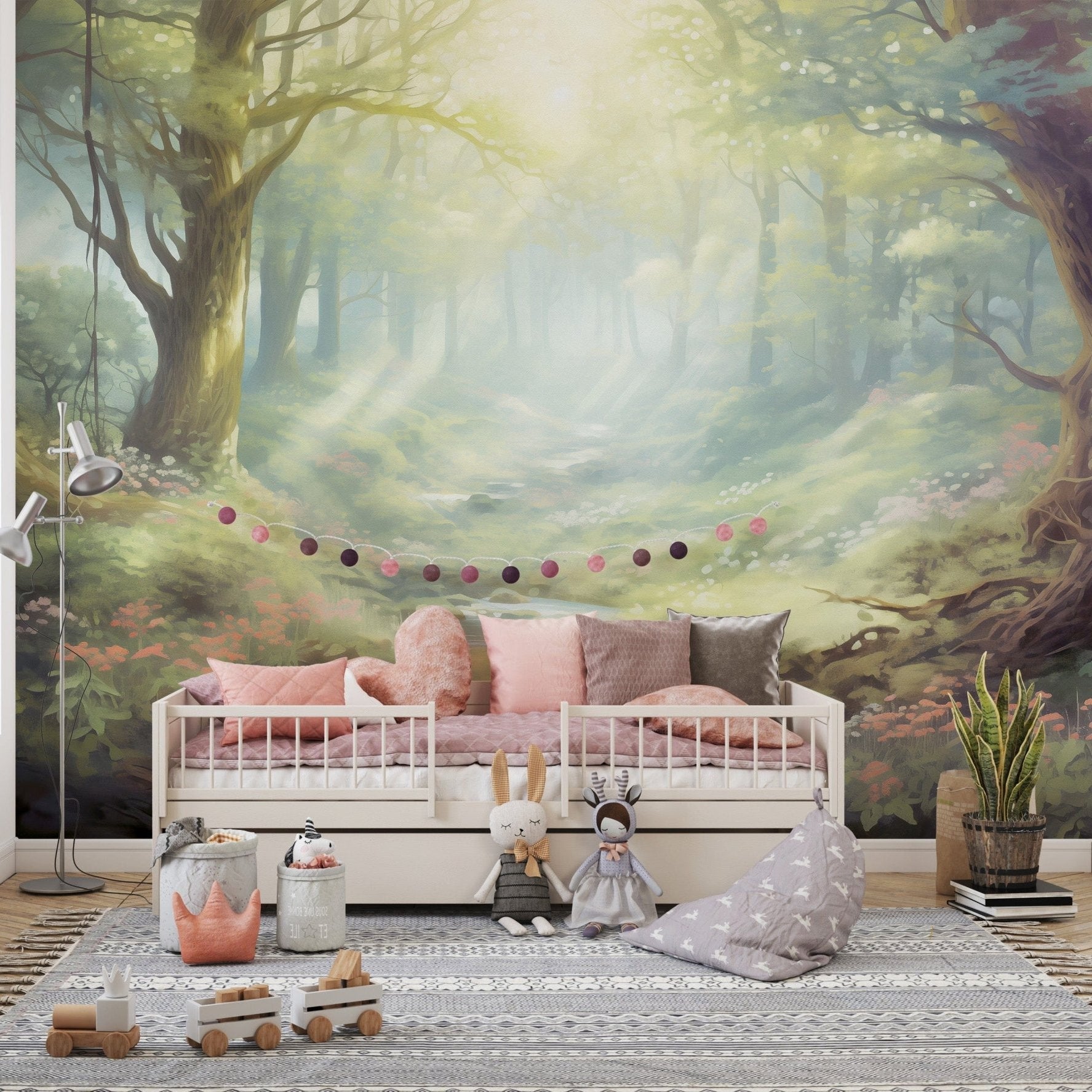 Transform your space with breathtaking sunset forest wallpaper murals. DTIL47