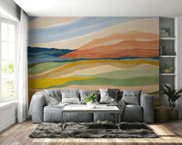 Durable wallpaper for walls with nature design

