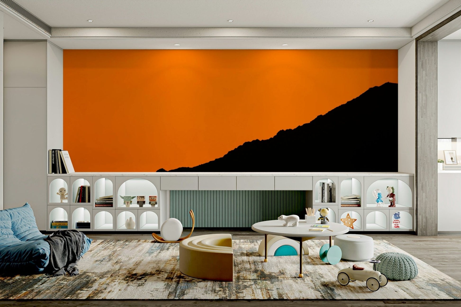 A classic desert scene wallpaper for walls.

