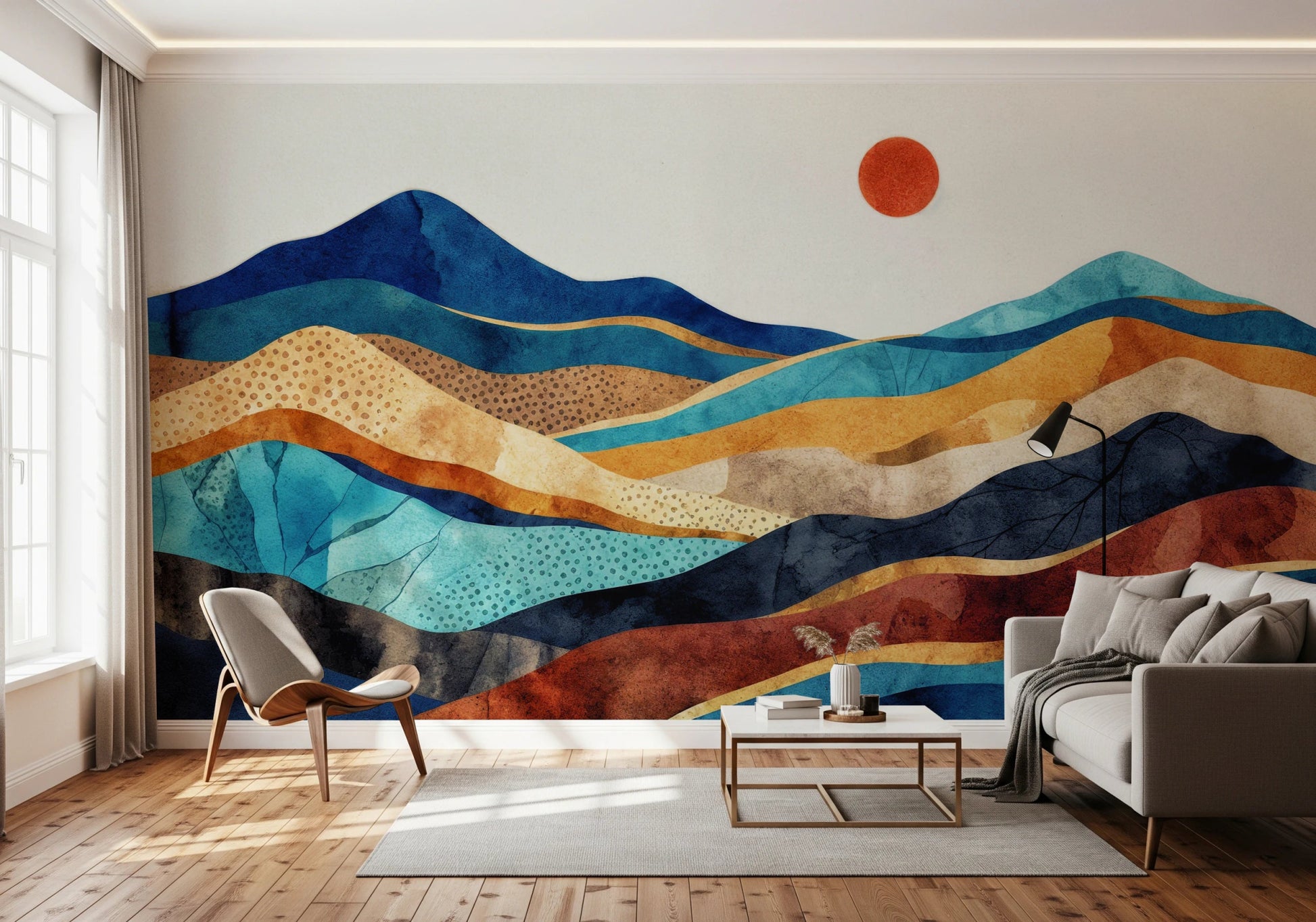 Sunset Vista Wall Mural