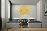 Baby sun smiling in pastel sky GD326

