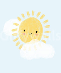Sunshine face with blush cheeks GD326

