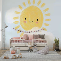 Sunshine and cloud kids wallpaper GD326

