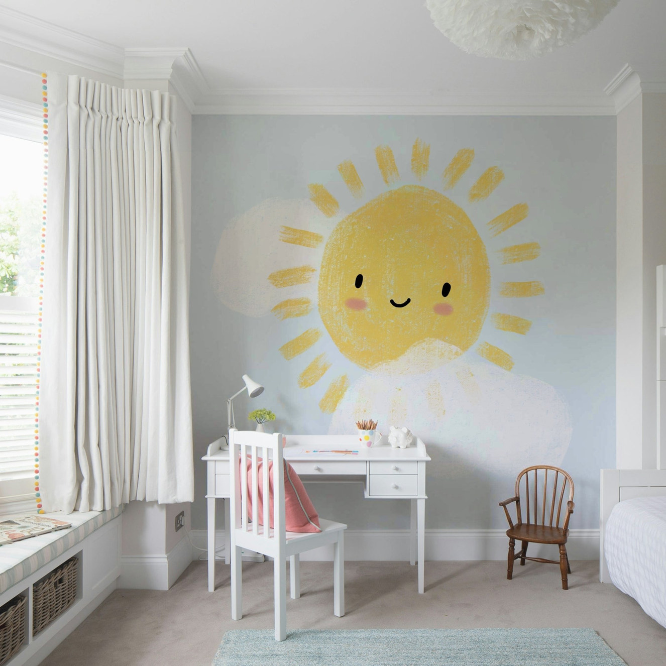 Happy sunshine illustration art

