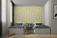 Sunshine Blooms wall mural

