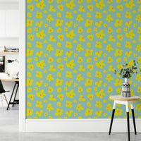Sunshine Daisies Wallpaper in a vibrant yellow theme, GD957