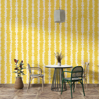 Contemporary wallpaper design with stacked shapes


