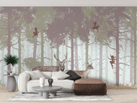 Surreal Fairies Wood Wallpaper Murals - Giffywalls A618