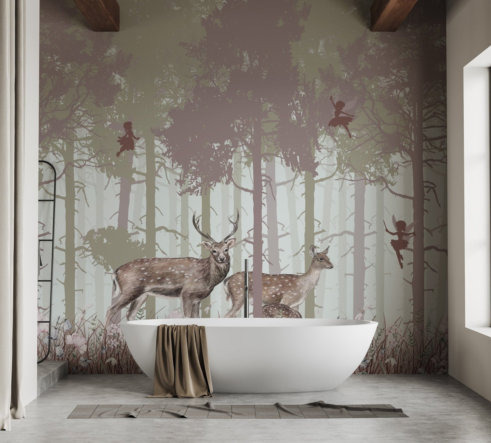 Surreal Fairies Wood Wallpaper Murals - Giffywalls A618