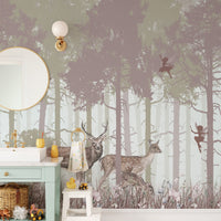 Surreal Fairies Wood Wallpaper Murals - Giffywalls A618