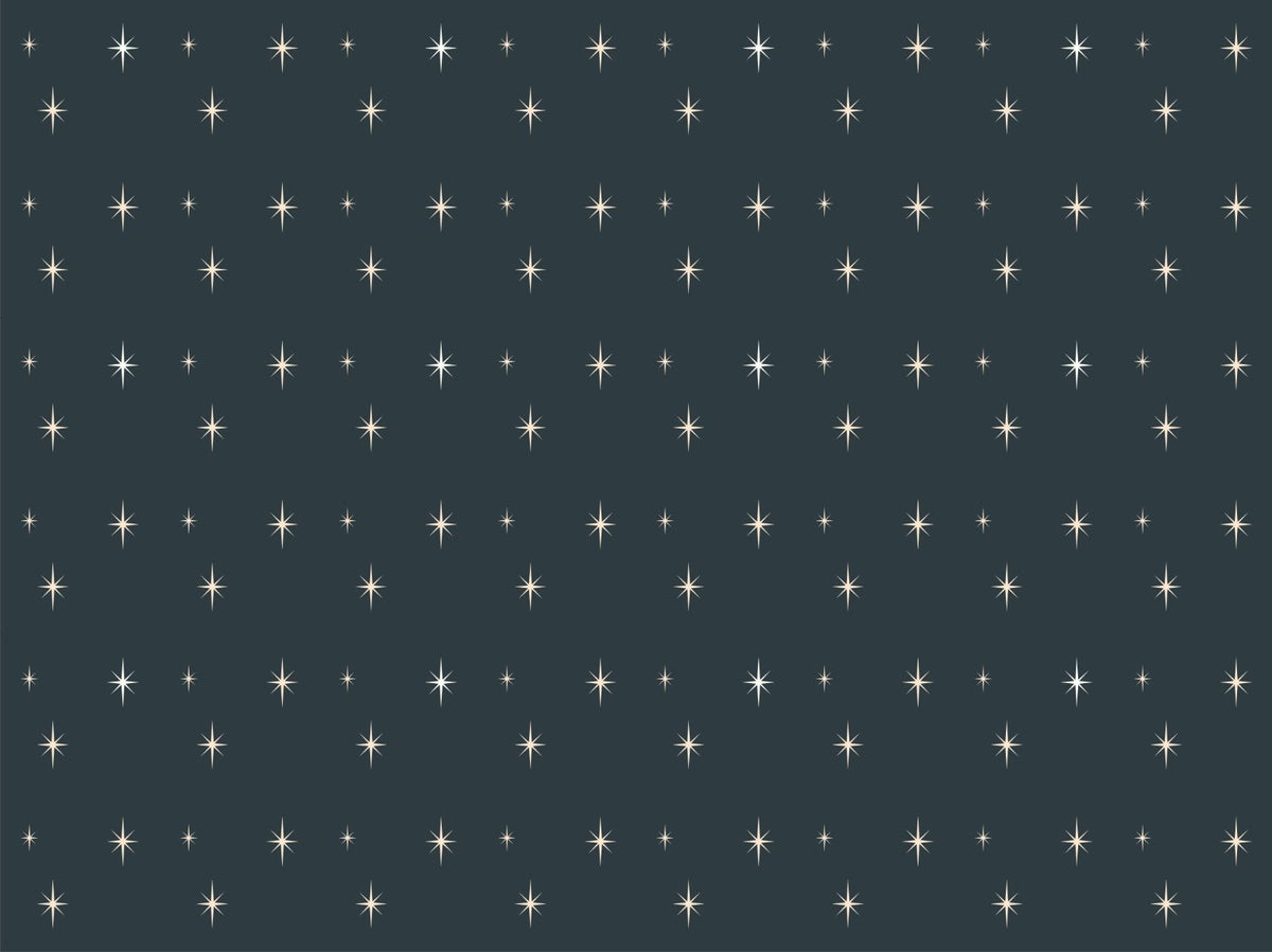 Starburst Dark Blue Wallpaper For Walls