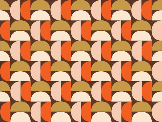 Semicircle Shade Wallpaper Mural
