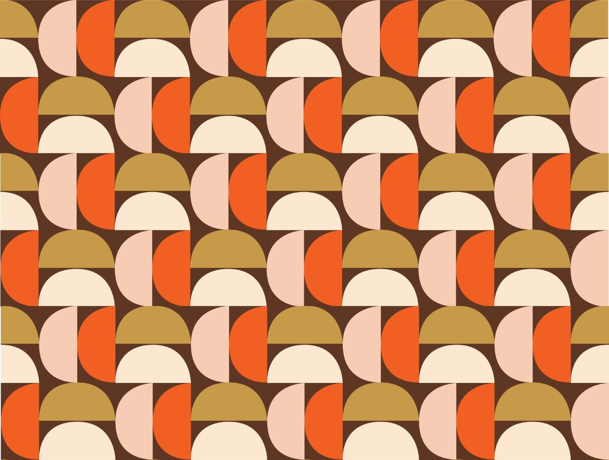 Semicircle Shade Wallpaper Mural