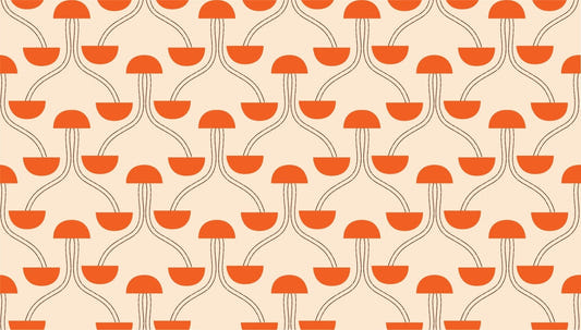 Mindfulness Zen Orange Wallpaper