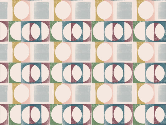 Modern Italian Villa Pink Blush AB Wallpaper
