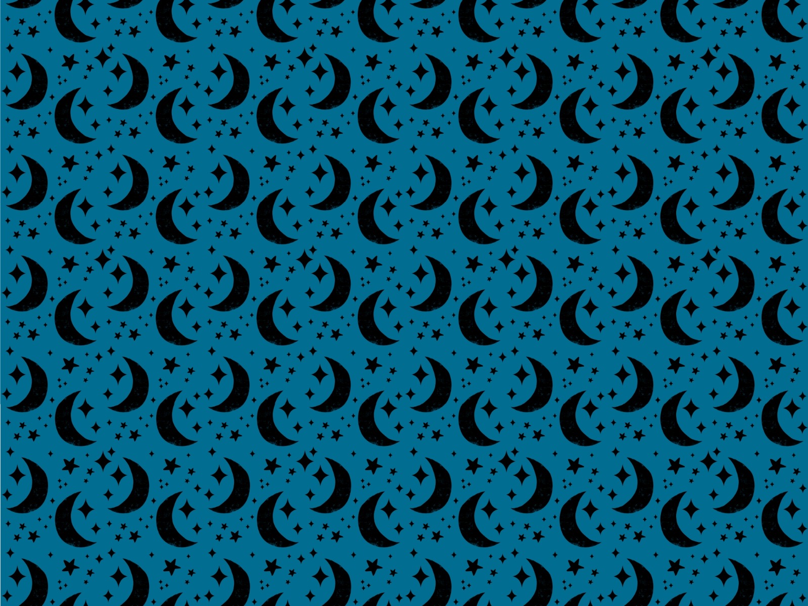Moon Blue Background Wallpaper