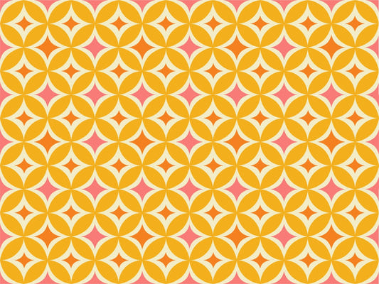 Portuguese Yellow Tiles Azulejos Design Wallpaper