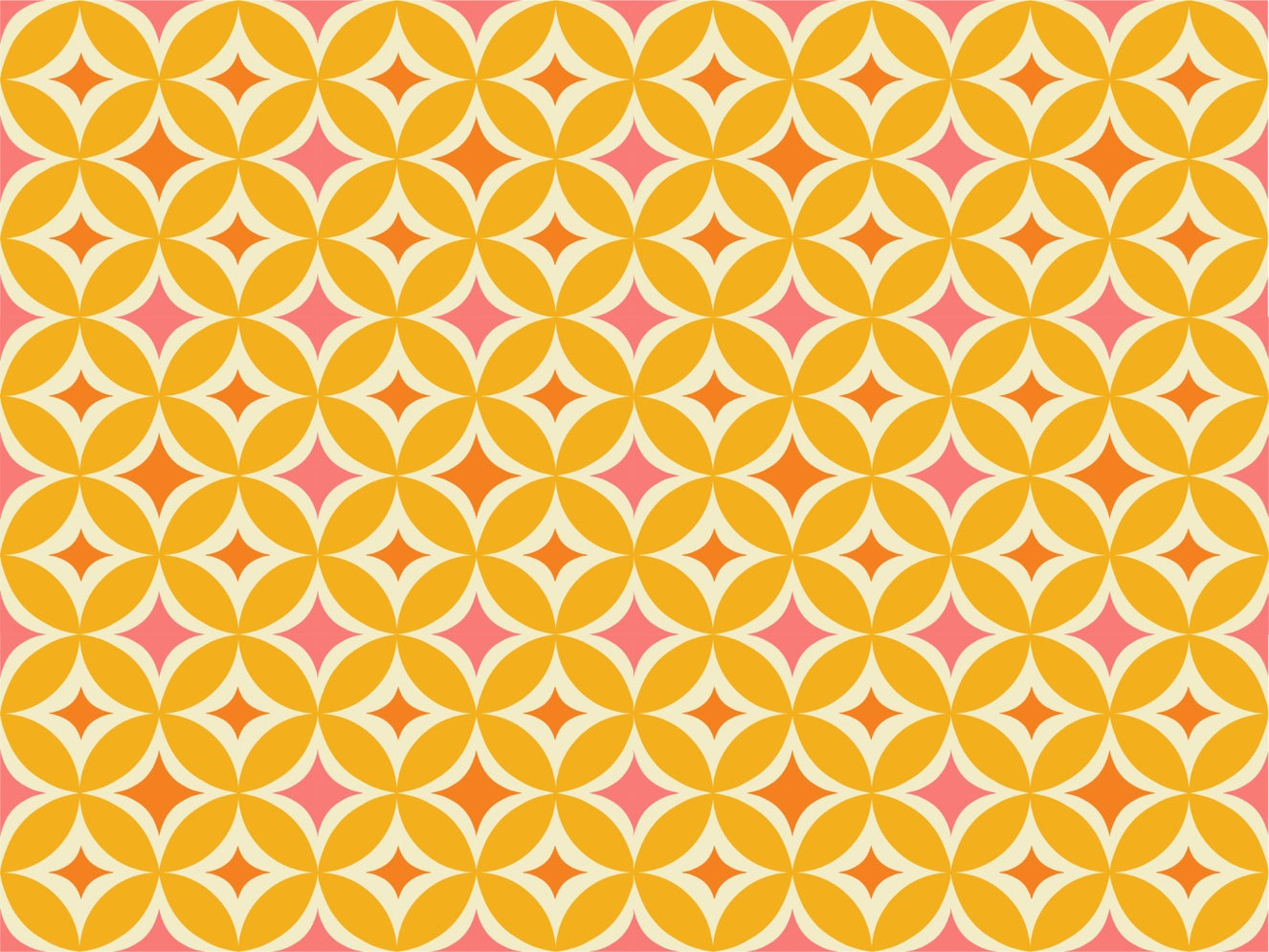 Portuguese Yellow Tiles Azulejos Design Wallpaper