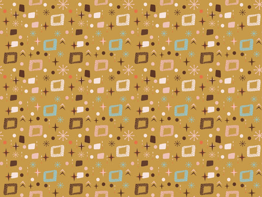 Apricity Mid Mod Yellow Wallpaper For Walls